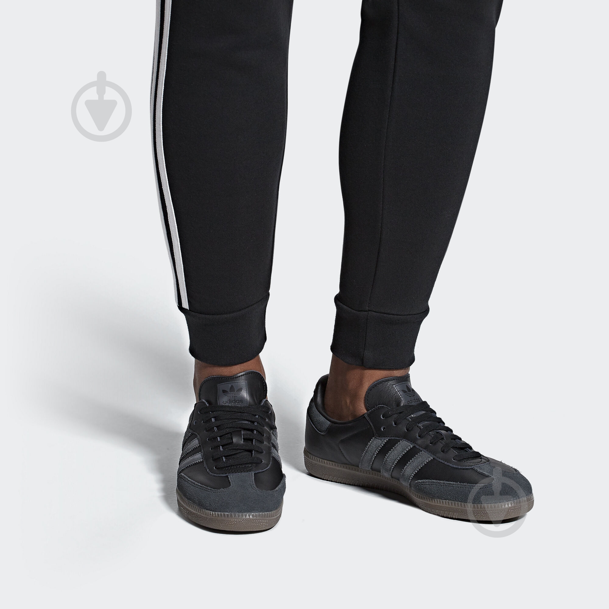 Кроссовки мужские Adidas SAMBA OG DB3010 р.44 2/3 черные - фото 10