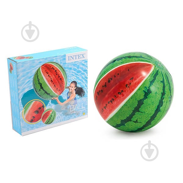 М’яч надувний Intex ø107 Кавун 58075 - фото 2