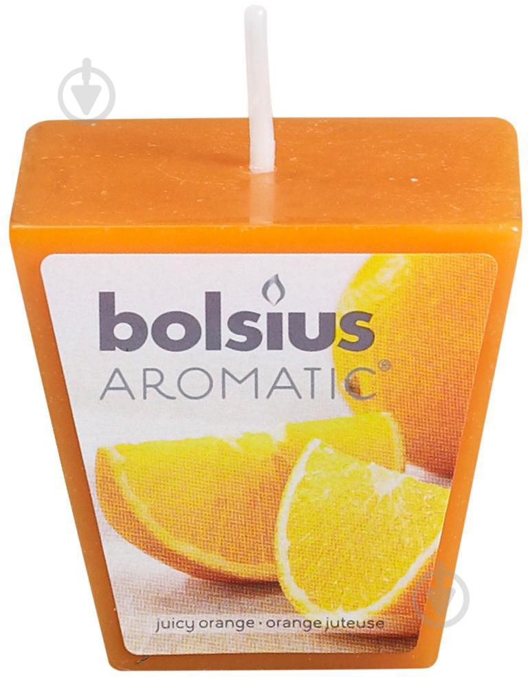 Свеча ароматическая Bolsius Апельсин 4,7х4,7 см - фото 1