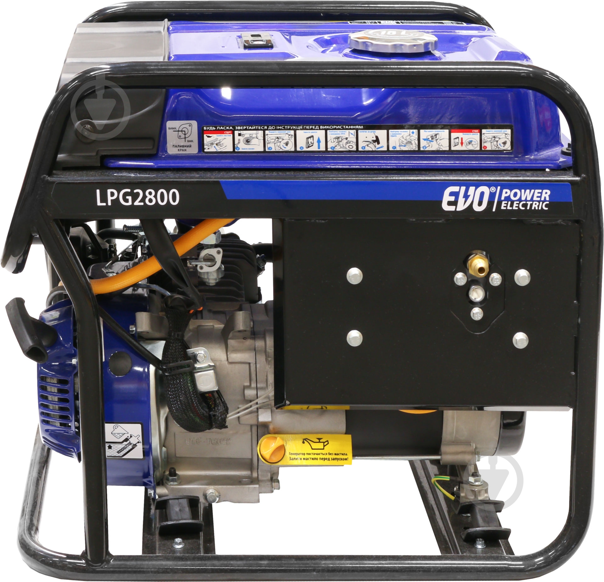 Генератор комбинированный EVO LPG2800 + Инвертор Днестр АС-315 2,3 кВт / 2,5 кВт 230 В - фото 5