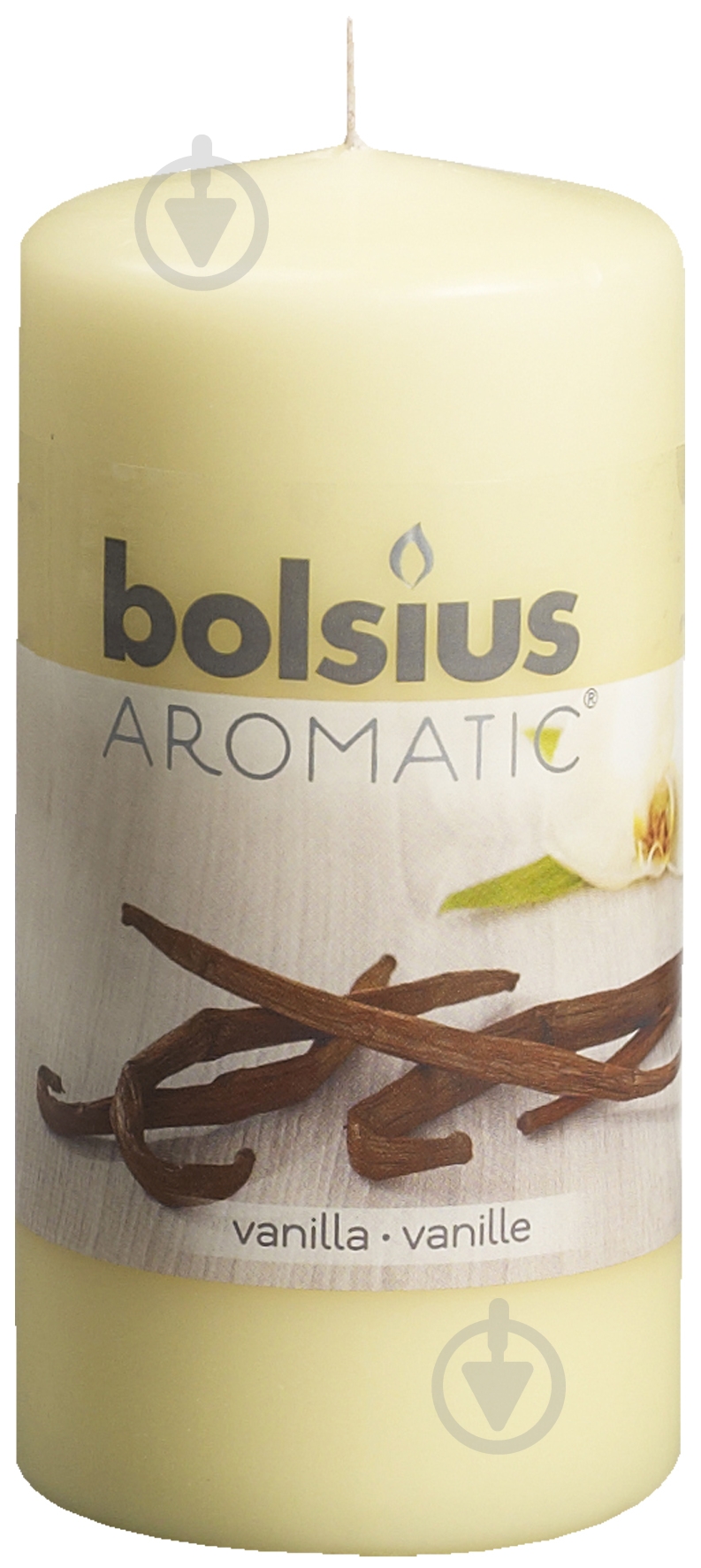 Свеча ароматическая Bolsius Ваниль 12х6 см - фото 1