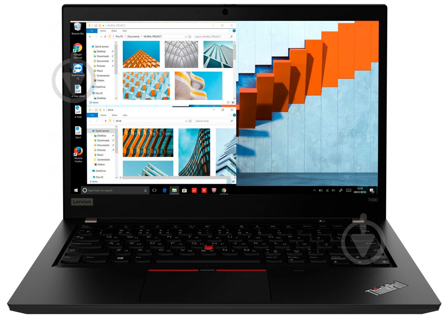 Ноутбук Lenovo ThinkPad T490 14" (20N2006SRT) black - фото 1 Ноутбук Lenovo ThinkPad T490 14" (20N2006SRT) black - фото 1