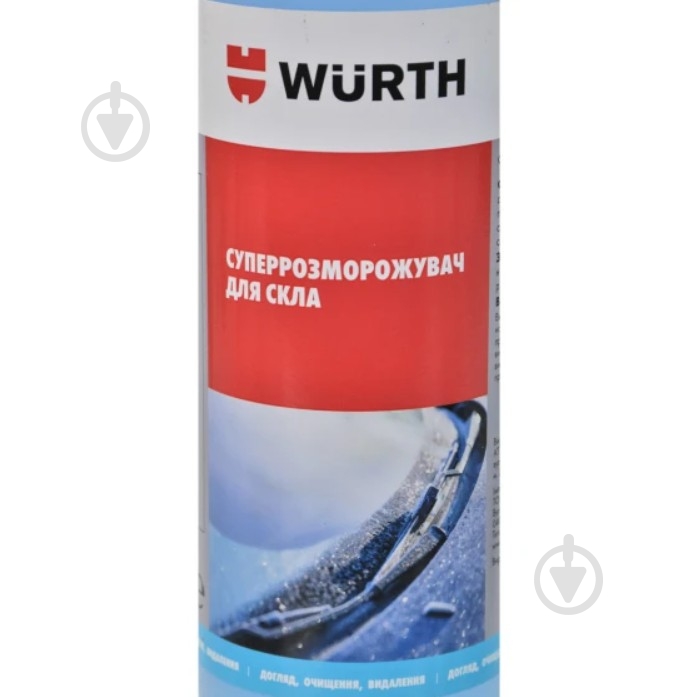 Размораживатель стекла WURTH SUPER 0892331201 500 мл - фото 2