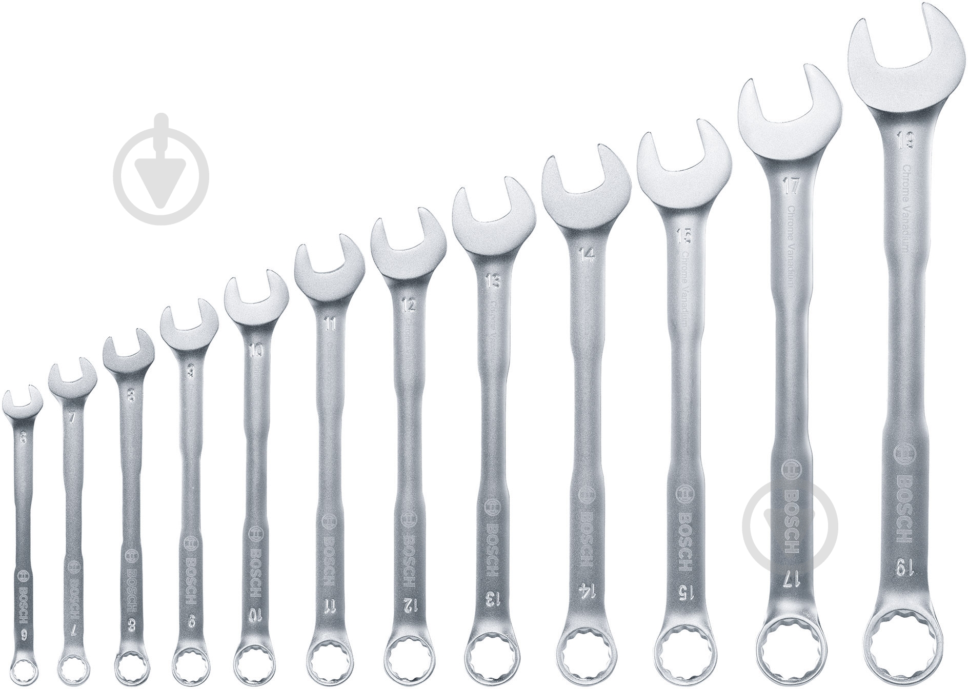 Ключ гаечный Bosch 12 шт. 1600A02Z9D - фото 3