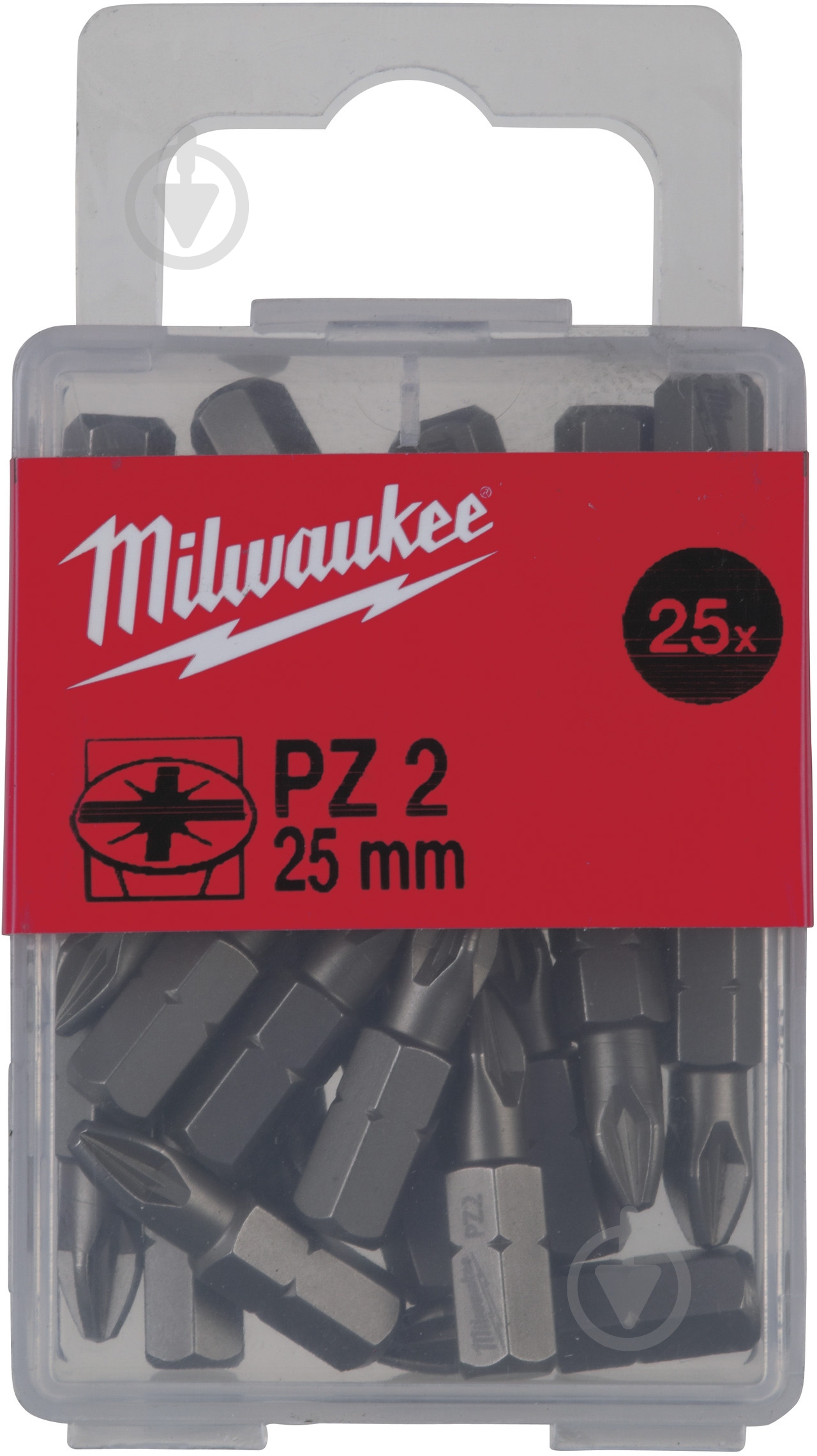 Бита Milwaukee PZ2 25 шт. 4932399590 - фото 1