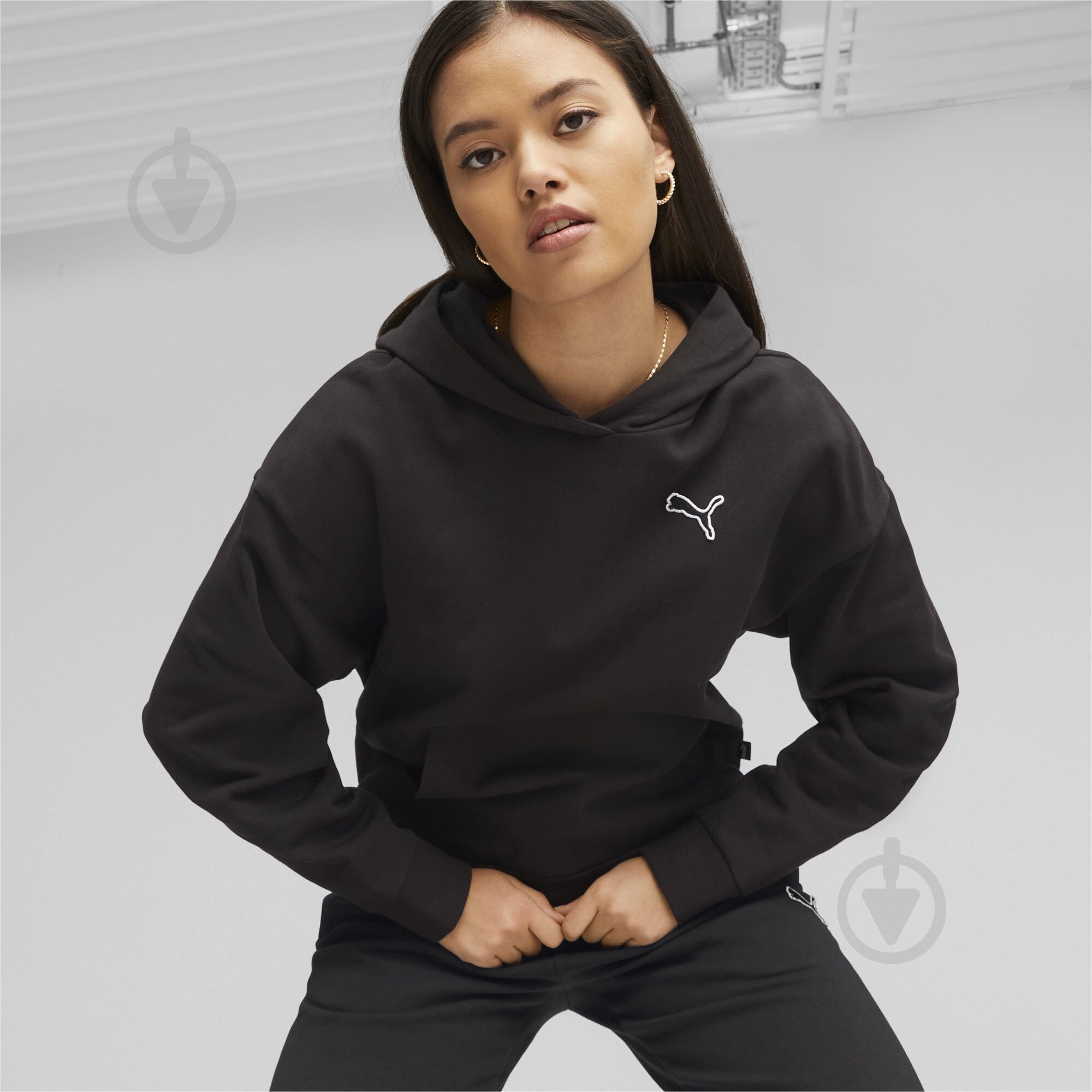 Джемпер Puma BETTER ESSENTIALS HOODIE FL 67680401 р.XS черный - фото 3