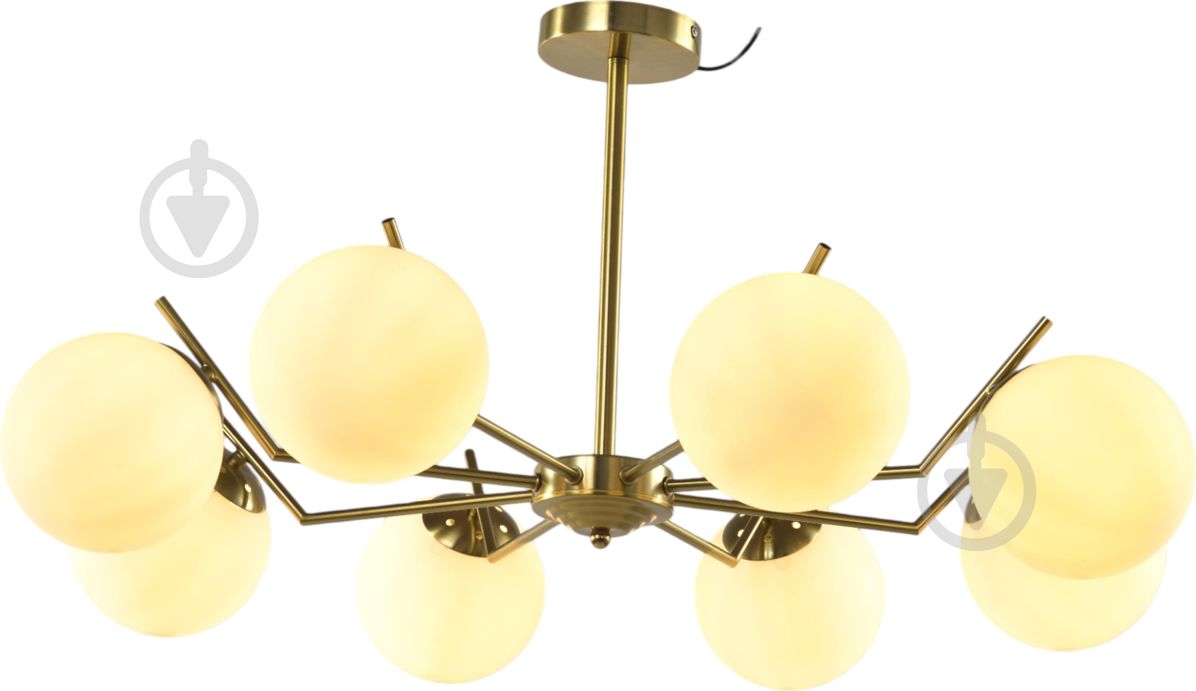 Люстра стельова Sensio Nantes 8x40 Вт E27 білий ALPL-PL321148-8 - фото 2