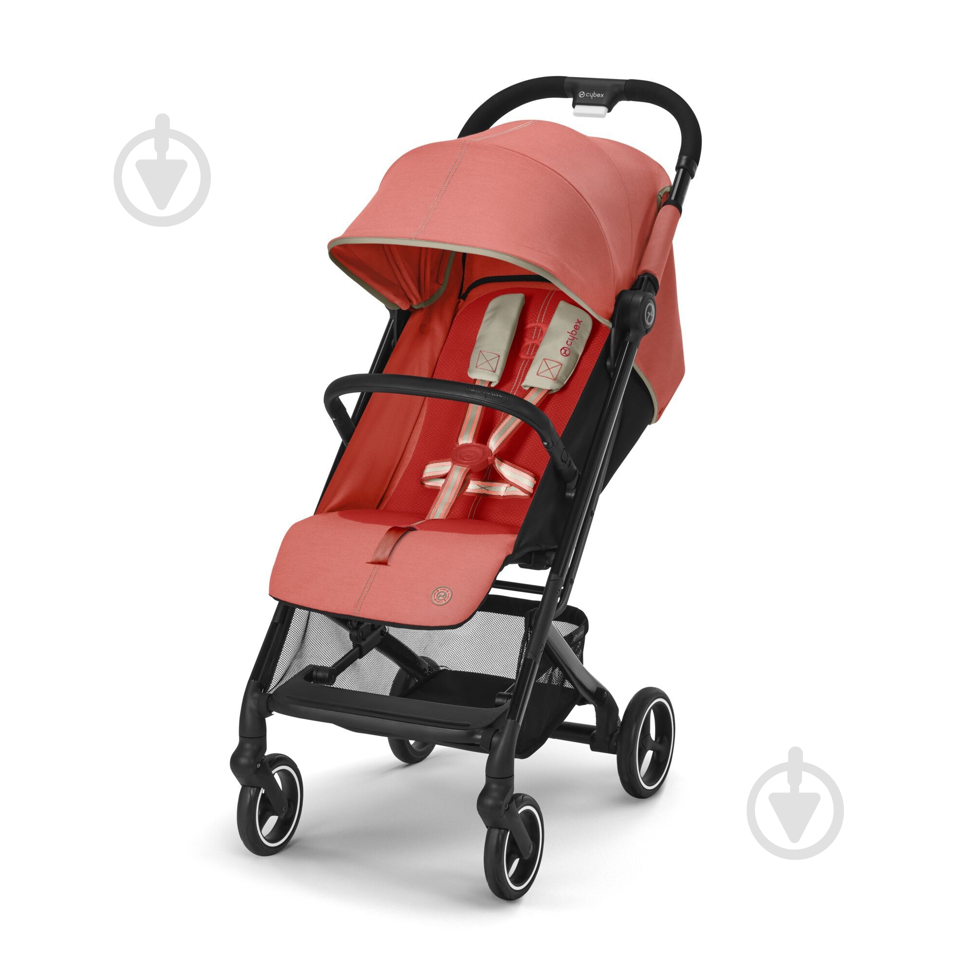 Коляска прогулянкова Cybex Beezy Hibiscus Red (з бампером) - фото 1 Коляска прогулянкова Cybex Beezy Hibiscus Red (з бампером) - фото 1