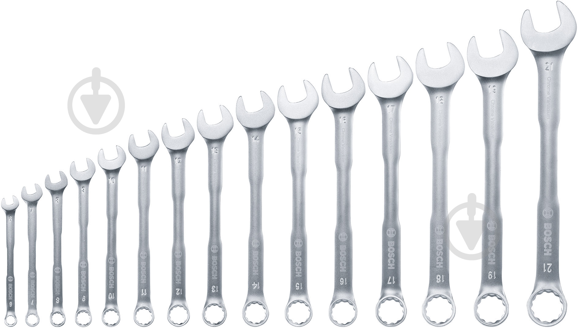 Ключ гаечный Bosch 15 шт. 1600A02Z9E - фото 2