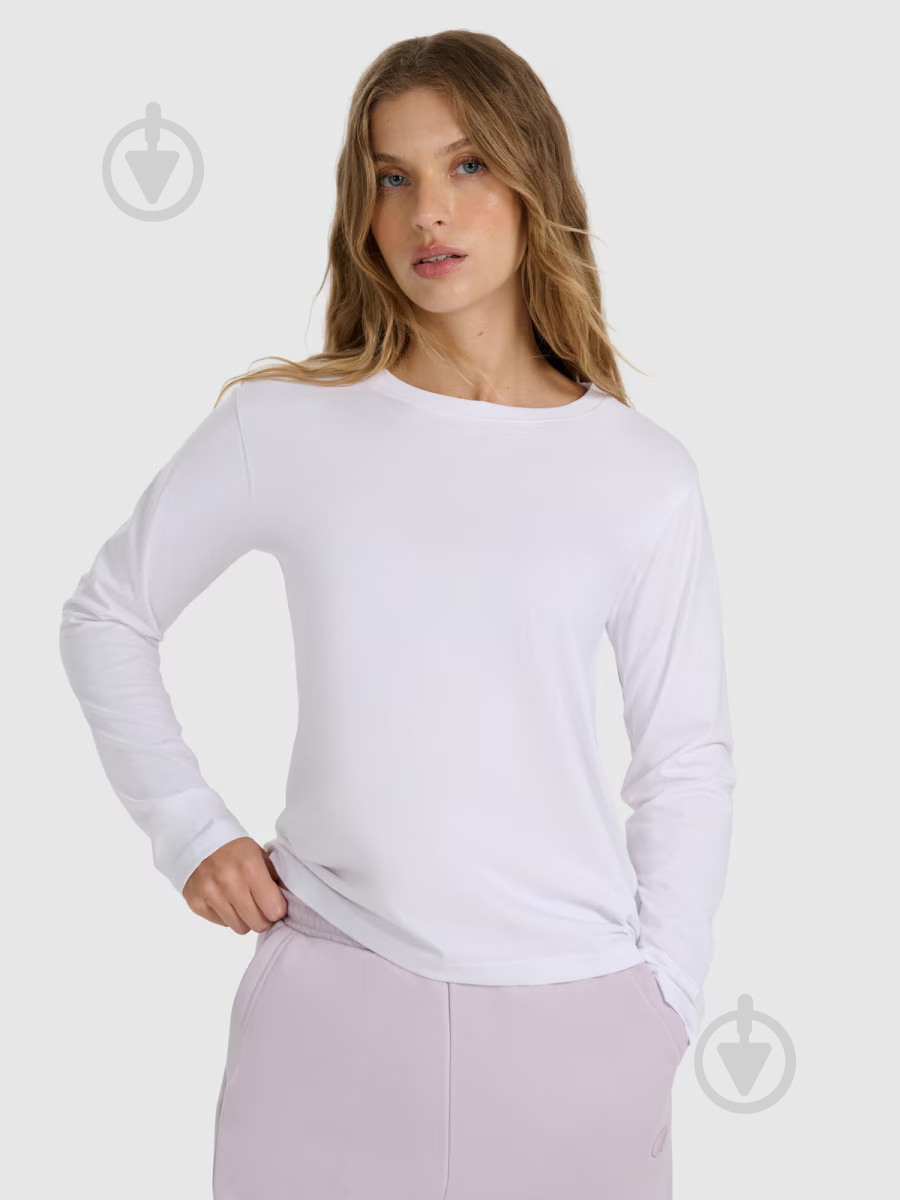 Футболка 4F LONGSLEEVE F431 4FWMM00TLONF431-10S р.XL белый - фото 1 Футболка 4F LONGSLEEVE F431 4FWMM00TLONF431-10S р.XL белый - фото 1