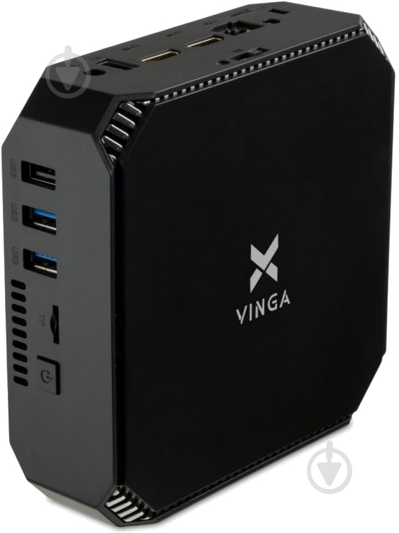 Компьютер Vinga Mini PC V500 (V500J4125.4240WP) black - фото 3
