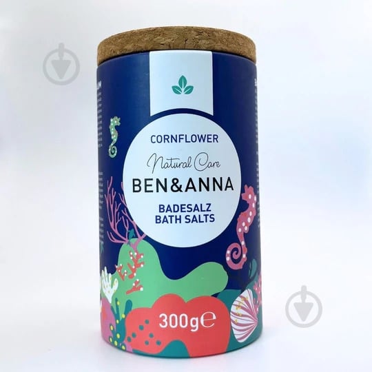 Сіль для ванн BEN&ANNA Волошка 300 г - фото 1