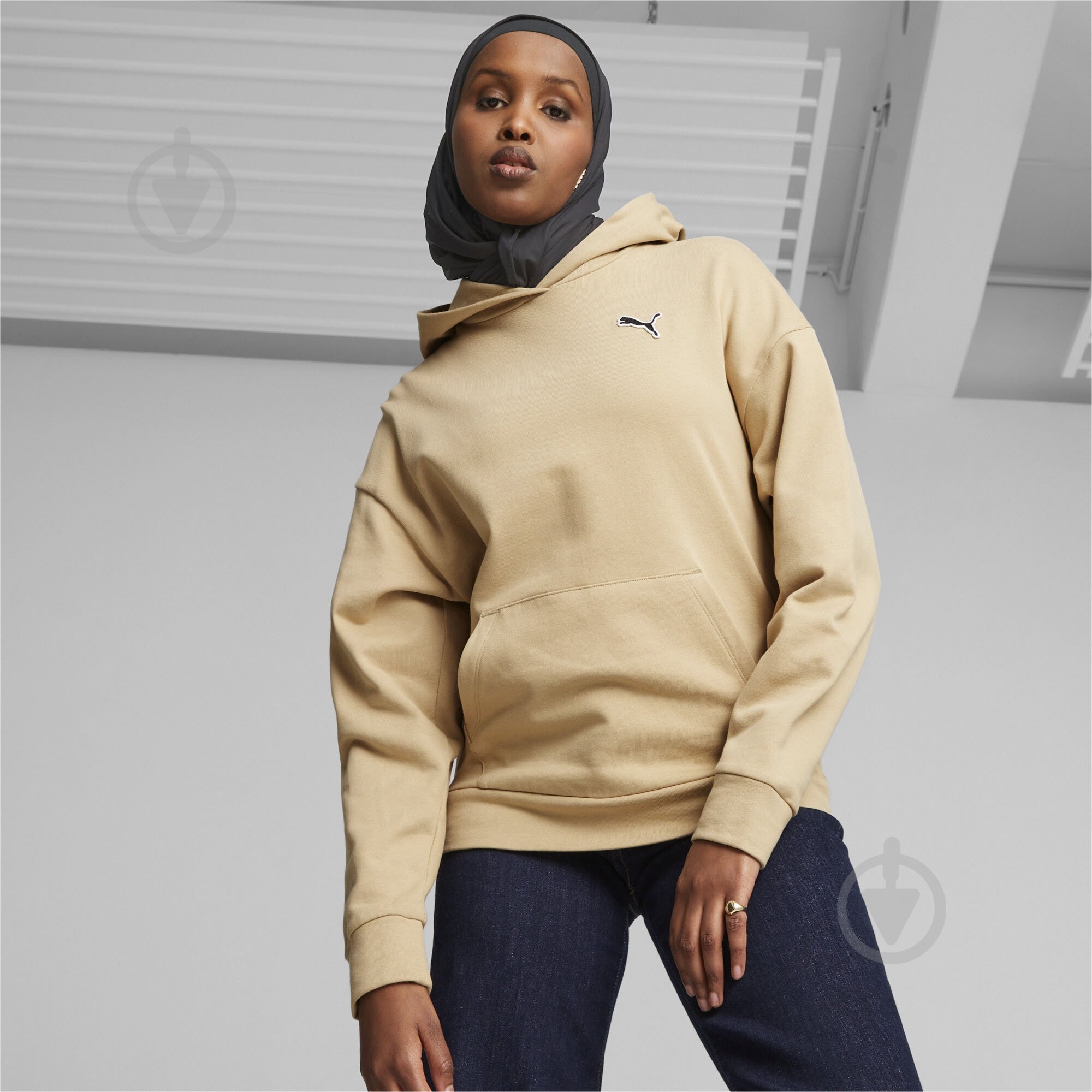 Джемпер Puma BETTER ESSENTIALS HOODIE FL 67680484 р.M бежевый - фото 3