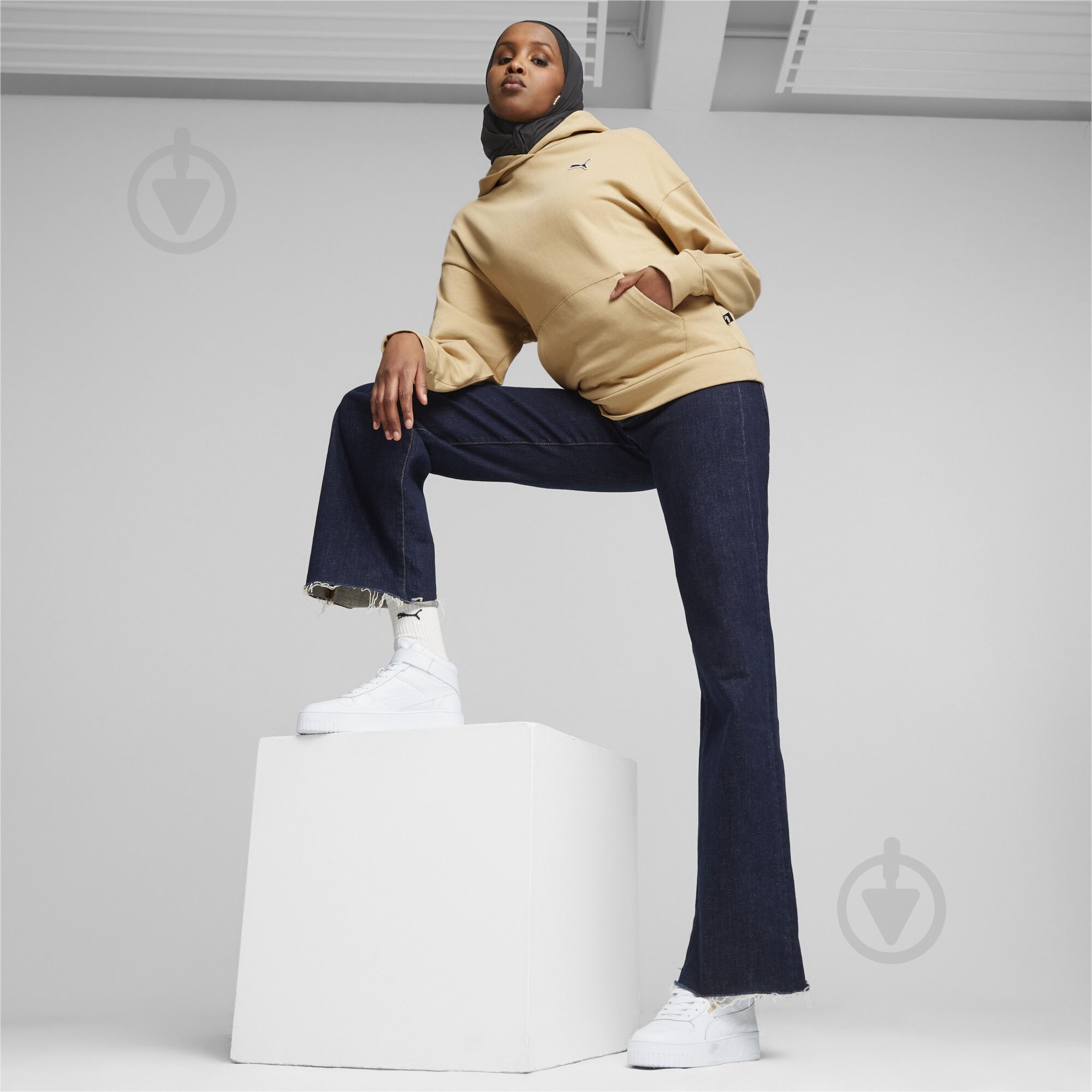 Джемпер Puma BETTER ESSENTIALS HOODIE FL 67680484 р.M бежевый - фото 4
