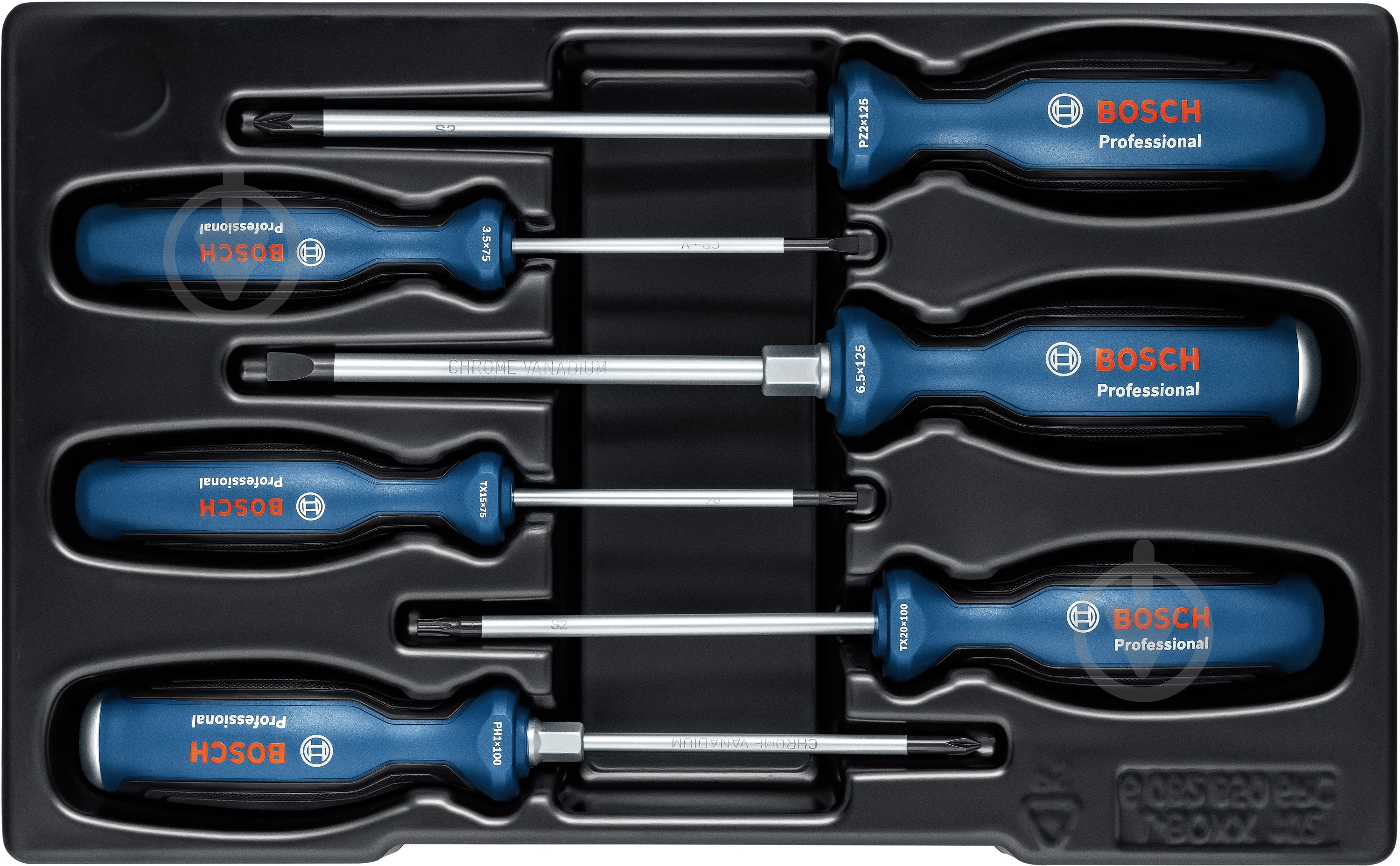 ᐉ Набор отверток Bosch Professional 6 шт. SL/PH/PZ/TX (1600A02CV3