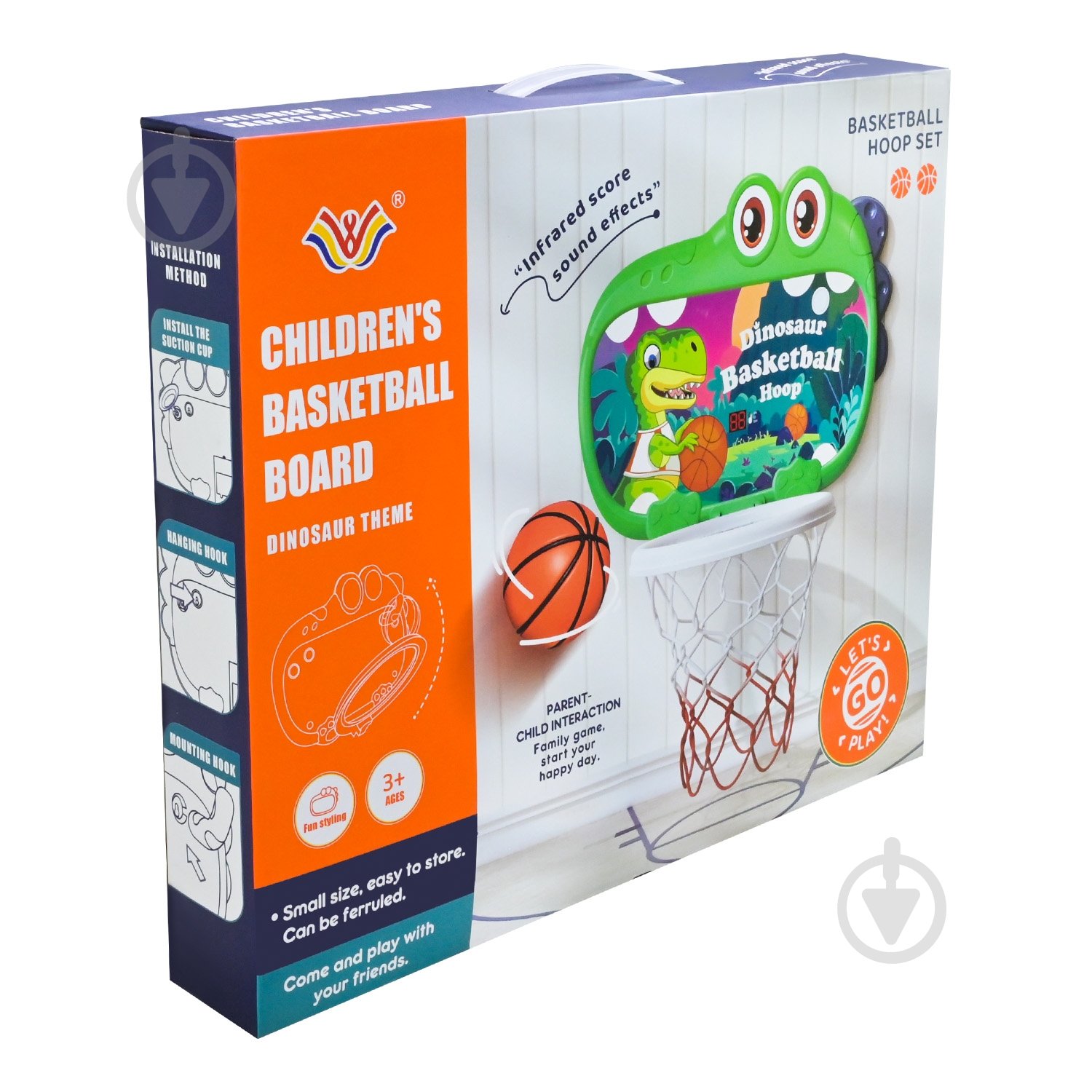 Игровой набор для баскетбола Shantou Динозавр 777-407A - фото 8 Игровой набор для баскетбола Shantou Динозавр 777-407A - фото 8