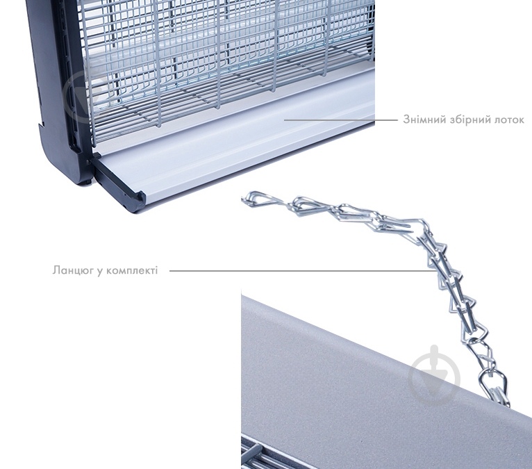 Уничтожитель насекомых ISOTRONIC IK207-2x10W - фото 7