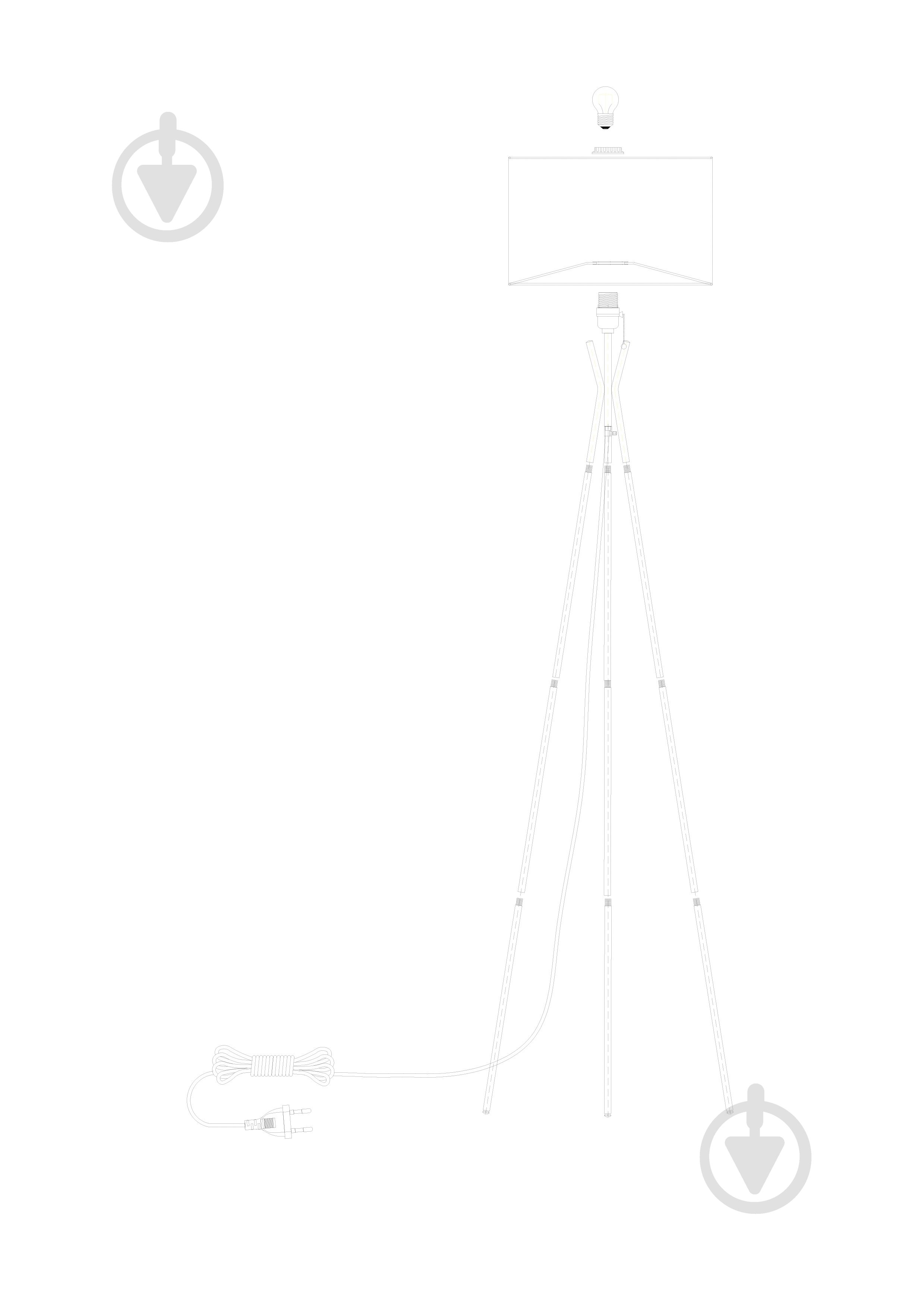 Торшер Sensio Tourelles 40 Вт E27 черный/золото ALPL-TN137F-B - фото 2 Торшер Sensio Tourelles 40 Вт E27 черный/золото ALPL-TN137F-B - фото 2