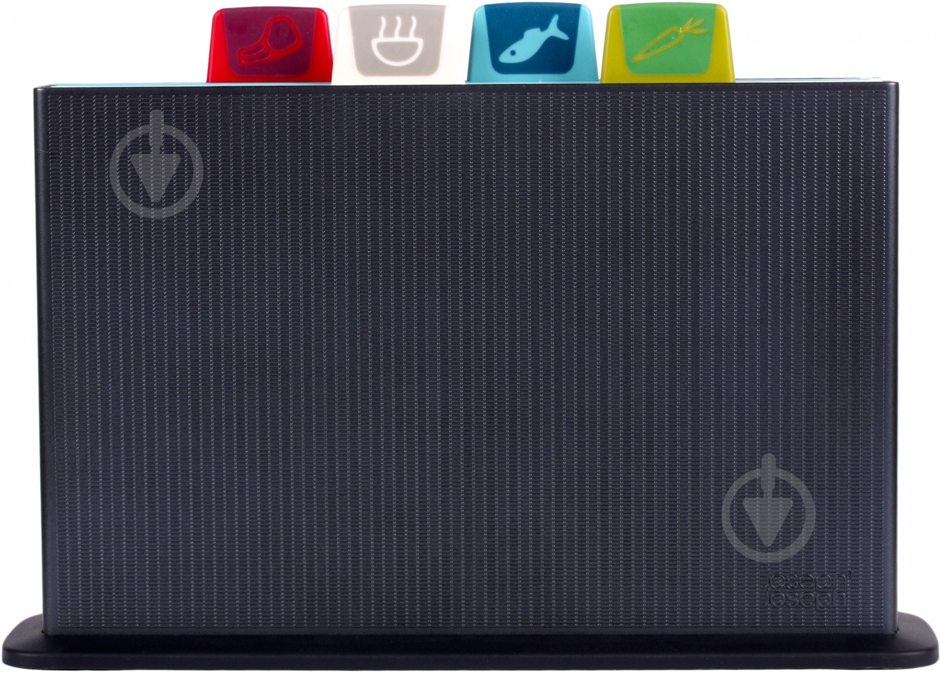 Набор досок разделочных Joseph Joseph разноцветных 30х20 см с подставкой 5 предметов пластик 01000213 - фото 4 Набор досок разделочных Joseph Joseph разноцветных 30х20 см с подставкой 5 предметов пластик 01000213 - фото 4