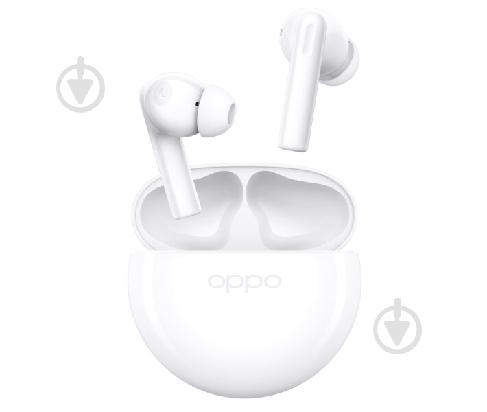 Bluetooth-гарнітура OPPO Enco Buds 2 white (ETE41 MOONLIGHT) - фото 3