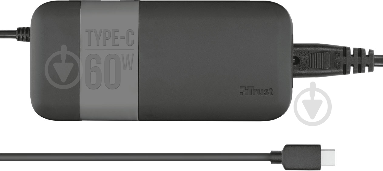 Зарядное устройство Trust Moda Universal 60W USB-C Charger (21478) - фото 2 Зарядное устройство Trust Moda Universal 60W USB-C Charger (21478) - фото 2