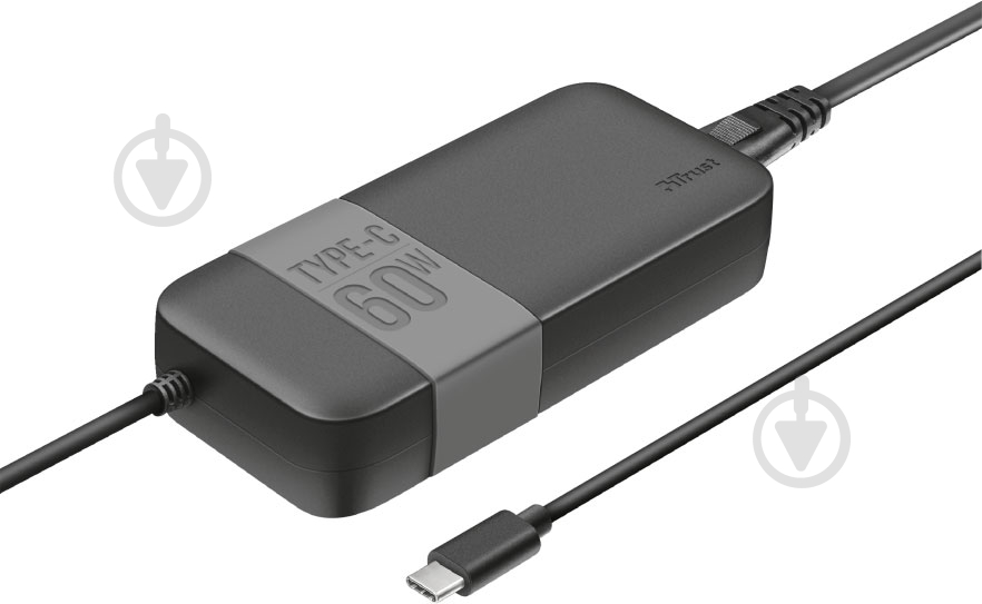 Зарядное устройство Trust Moda Universal 60W USB-C Charger (21478) - фото 1 Зарядное устройство Trust Moda Universal 60W USB-C Charger (21478) - фото 1
