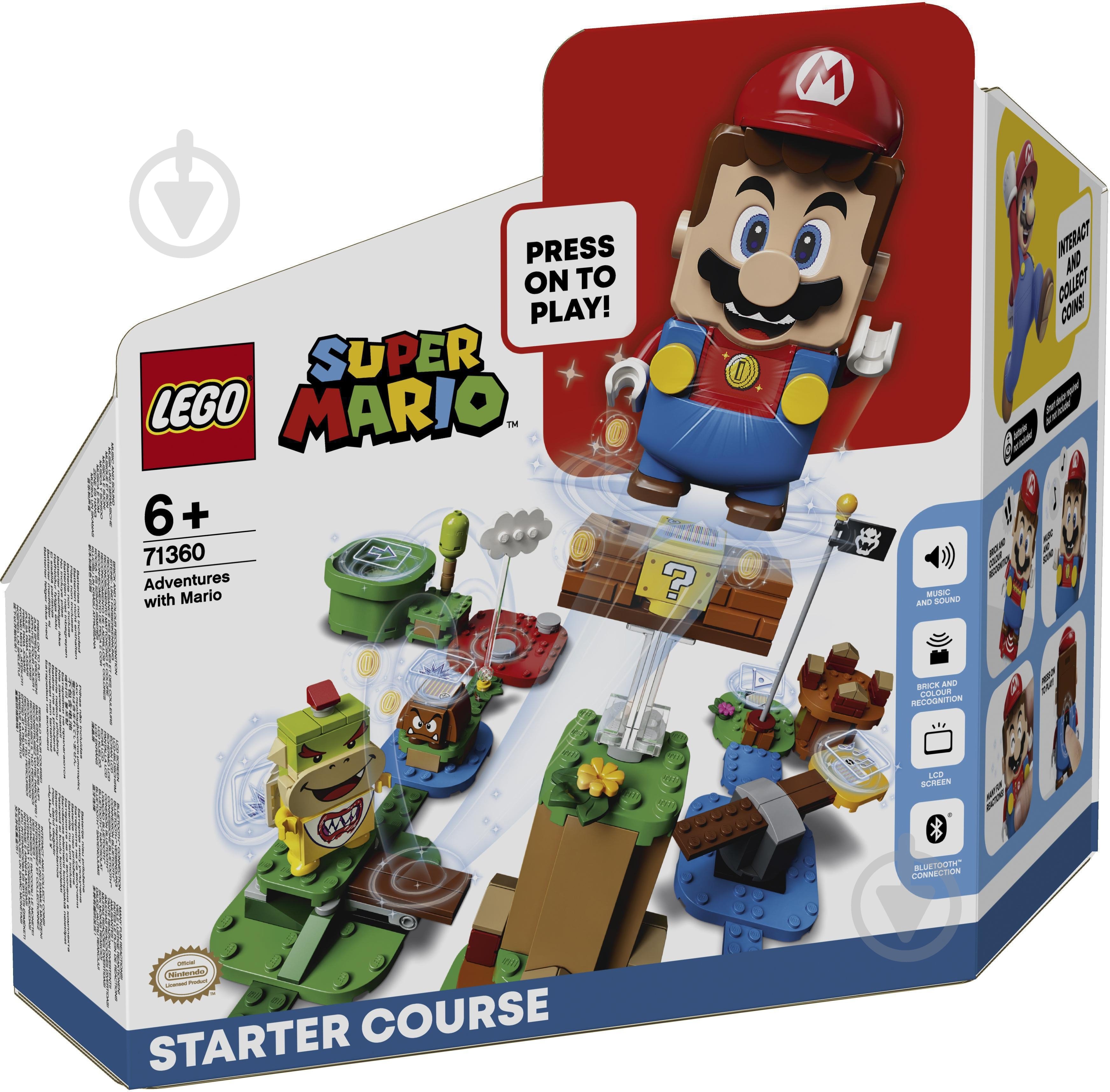 Конструктор LEGO Super Mario Пригоди з Маріо. Стартовий набір 71360 - фото 3