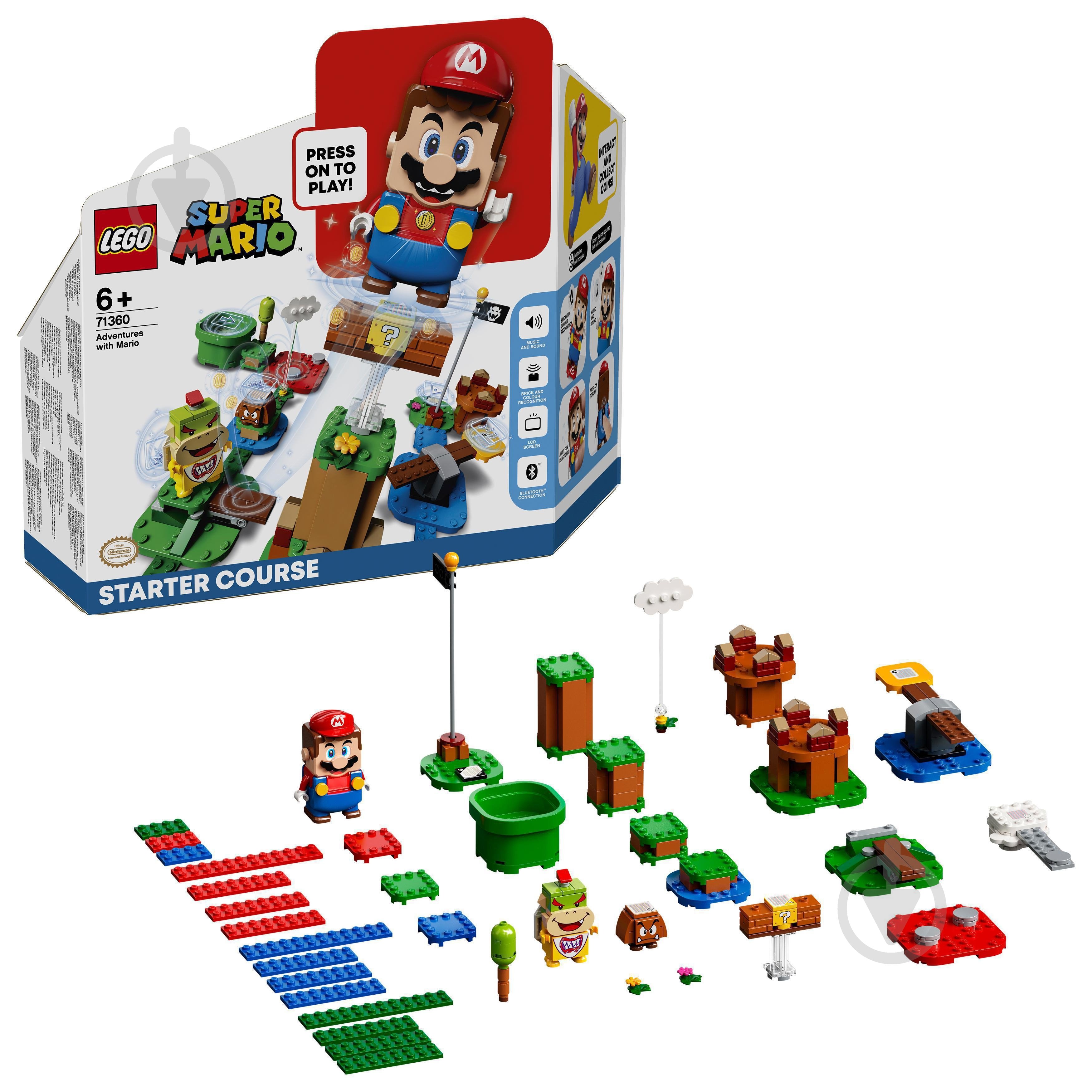 Конструктор LEGO Super Mario Пригоди з Маріо. Стартовий набір 71360 - фото 2