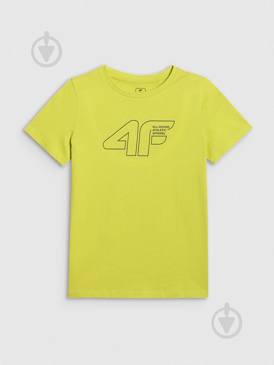 Футболка 4F TSHIRT M2417 4FJWAW25TTSHM2417-72S р.128 жовтий - фото 6