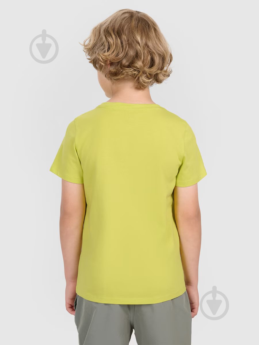 Футболка 4F TSHIRT M2417 4FJWAW25TTSHM2417-72S р.134 жовтий - фото 2