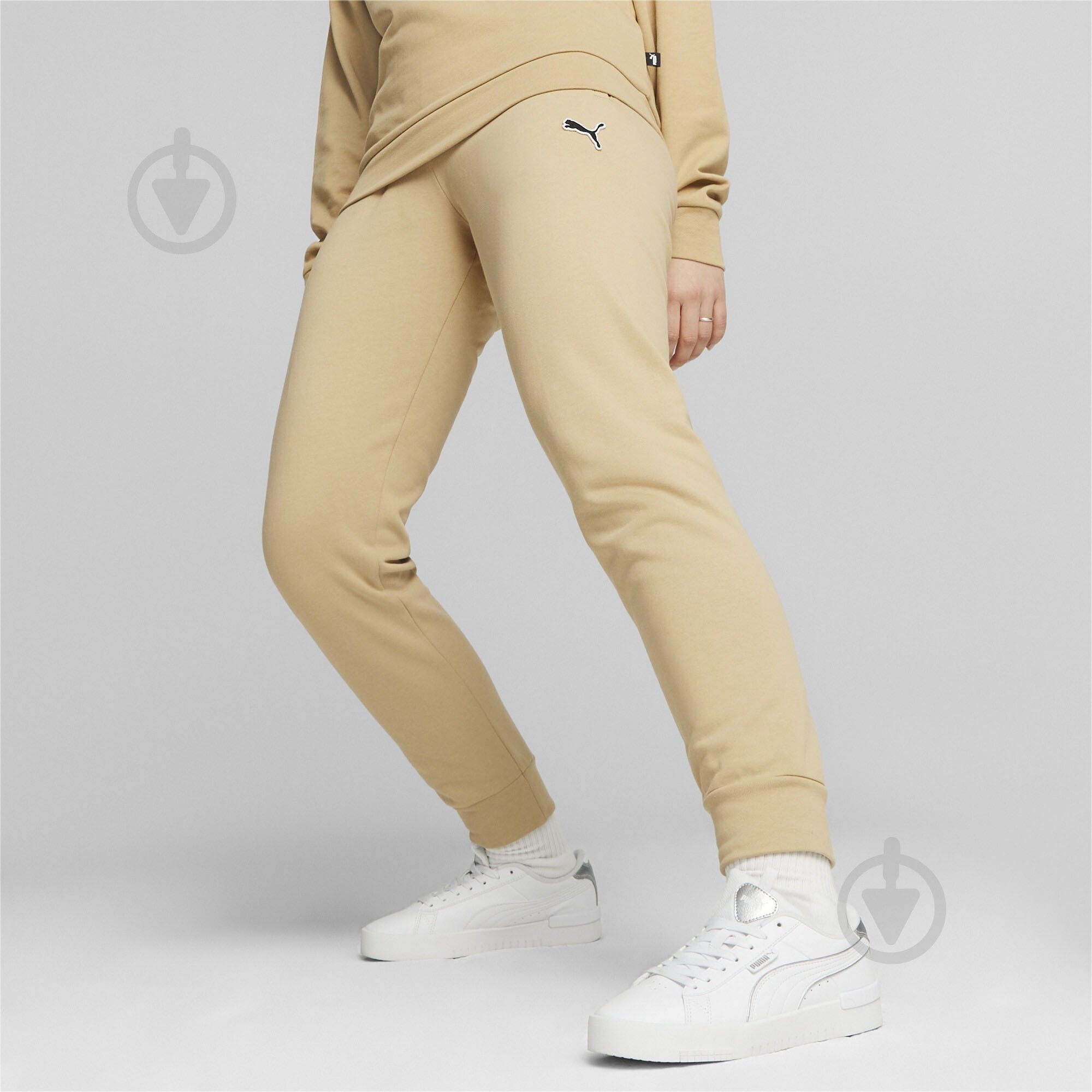 Брюки Puma BETTER ESSENTIALS PANTS CL FL 67680584 р. XL бежевый - фото 3