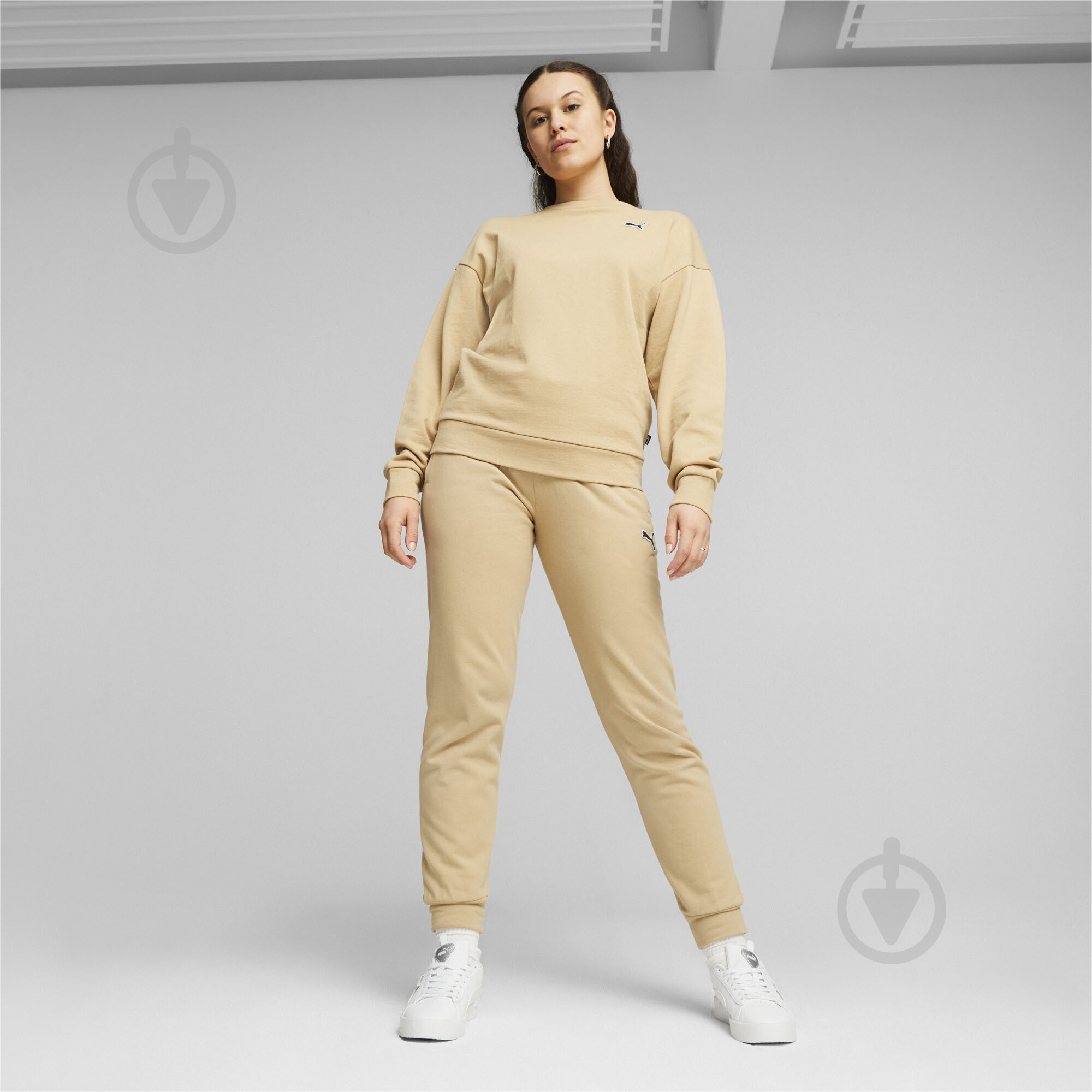 Брюки Puma BETTER ESSENTIALS PANTS CL FL 67680584 р. XL бежевый - фото 4