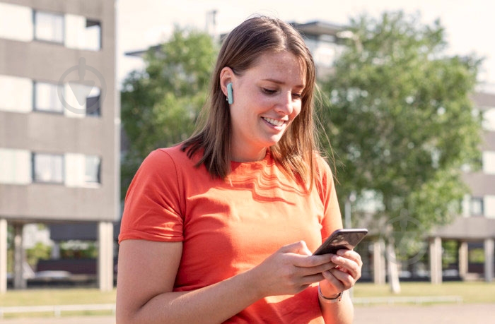 Наушники Trust Primo Touch True Wireless Mic Mint (23781) - фото 9