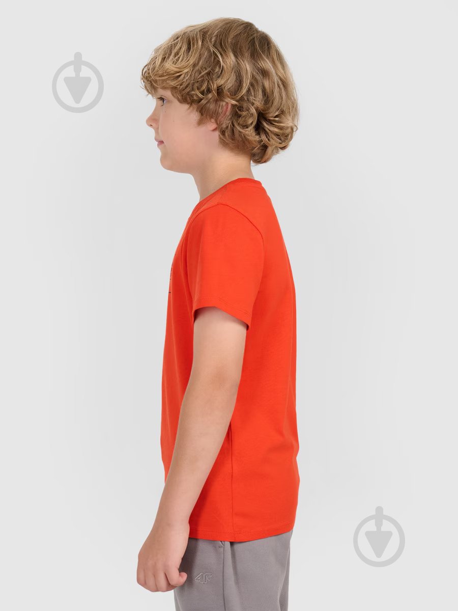 Футболка 4F TSHIRT M2417 4FJWAW25TTSHM2417-62S р.140 помаранчевий - фото 4