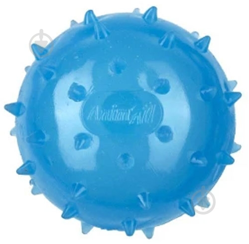 Игрушка для собак AnimAll Fun м'яч шипований з пищалкою синий75 мм - фото 1 Игрушка для собак AnimAll Fun м'яч шипований з пищалкою синий75 мм - фото 1