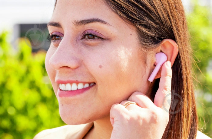 Наушники Trust Nika Touch True Wireless Mic pink (23704) - фото 8