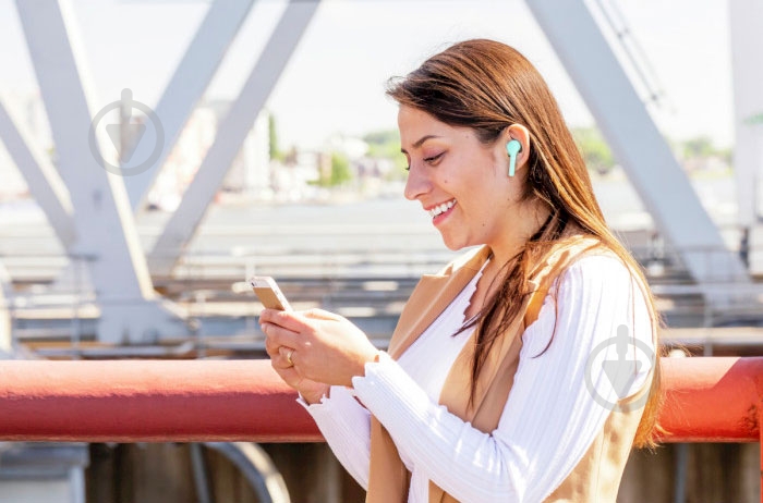 Наушники Trust Nika Touch True Wireless Mic Mint (23703) - фото 6