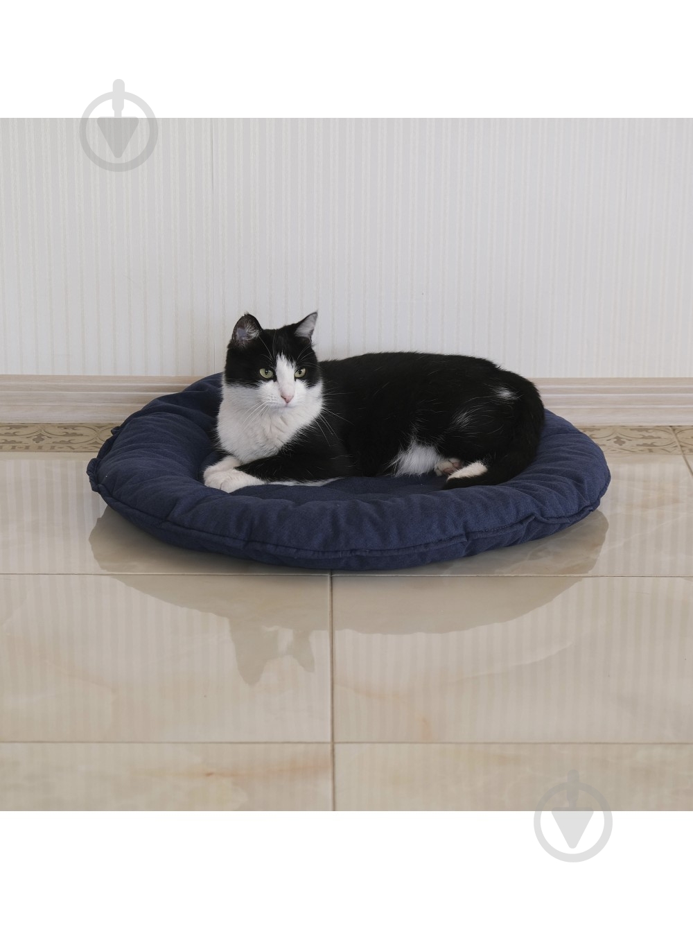 Лежак FX home Ельба, 60 см, індіго - фото 3 Лежак FX home Ельба, 60 см, індіго - фото 3