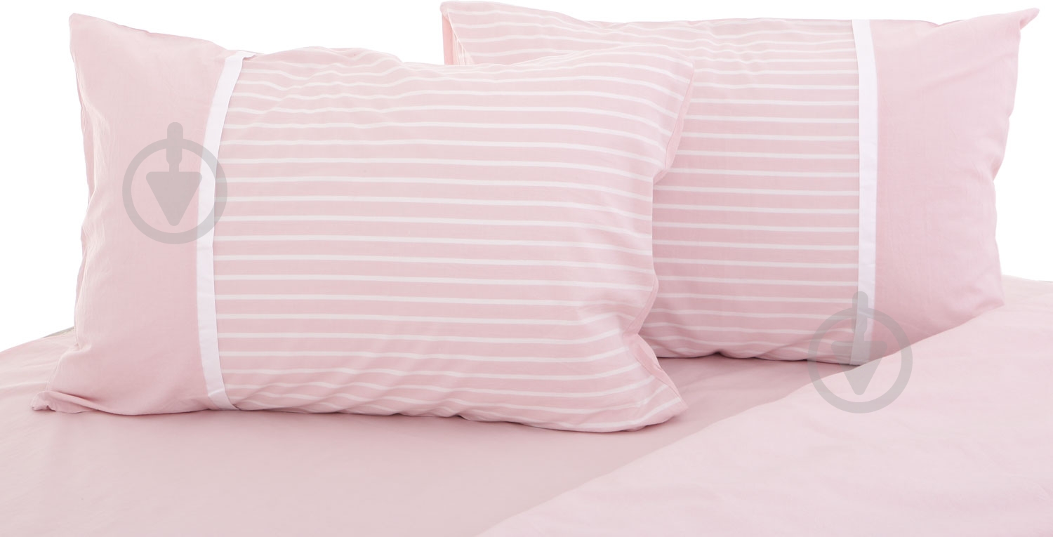 Комплект постельного белья Stonewash pink 2,0 в полоску La Nuit - фото 3