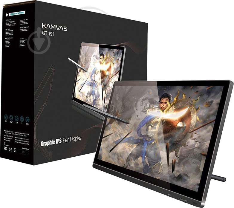 Монітор графічний Huion Kamvas GT-191 - фото 9 Монітор графічний Huion Kamvas GT-191 - фото 9
