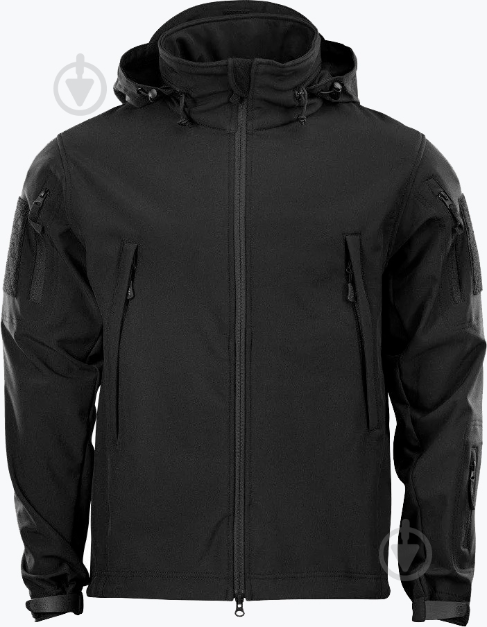 Куртка мужская демисезонная ESDY SOFTSHELL TACTIC 02 р.XXXL черная - фото 1