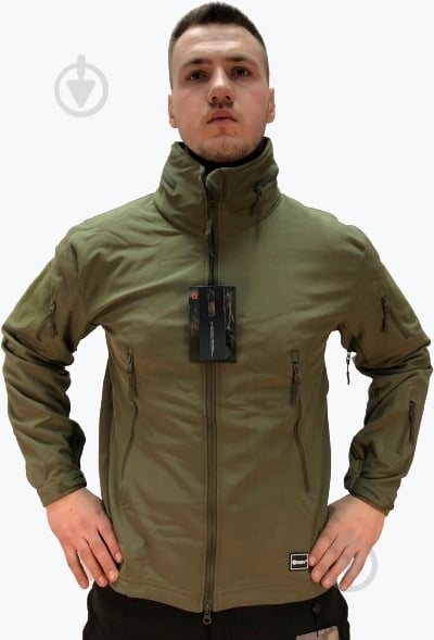 Куртка мужская демисезонная ESDY SOFTSHELL TACTIC 02 р.S оливковая - фото 1