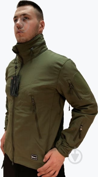 Куртка мужская демисезонная ESDY SOFTSHELL TACTIC 02 р.S оливковая - фото 2
