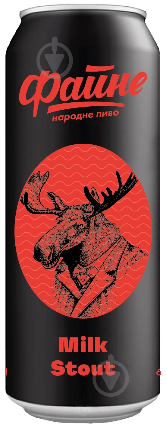 Пиво Файне Milk Stout 0,5 л - фото 1 Пиво Файне Milk Stout 0,5 л - фото 1