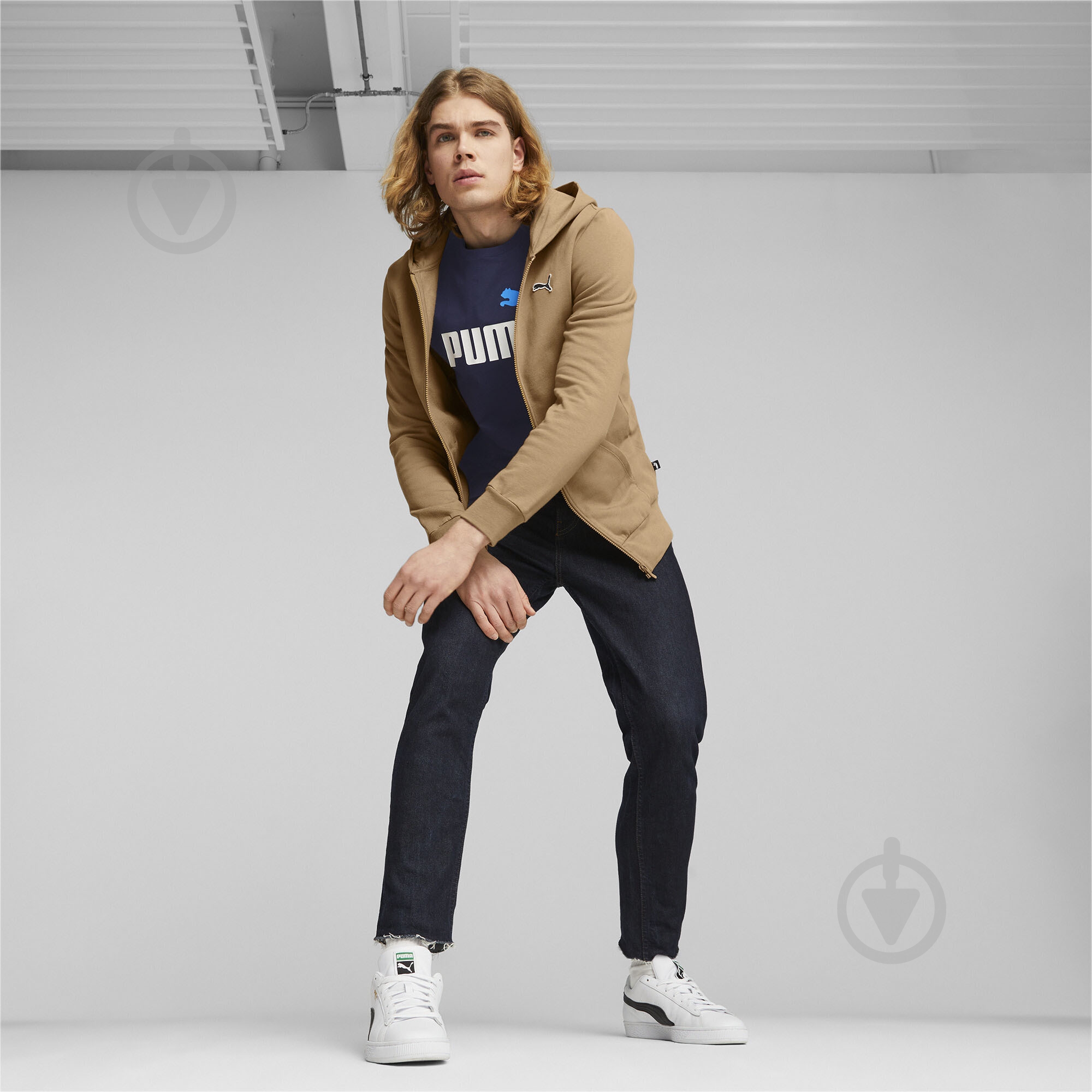 Джемпер Puma BETTER ESSENTIALS FULL-ZIP HOODIE FL 67681585 р.2XL коричневий - фото 4