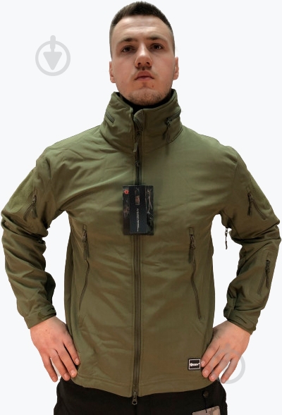 Куртка мужская демисезонная ESDY SOFTSHELL TACTIC 02 р.XXL оливковая - фото 1
