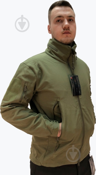 Куртка мужская демисезонная ESDY SOFTSHELL TACTIC 02 р.XXXL оливковая - фото 4