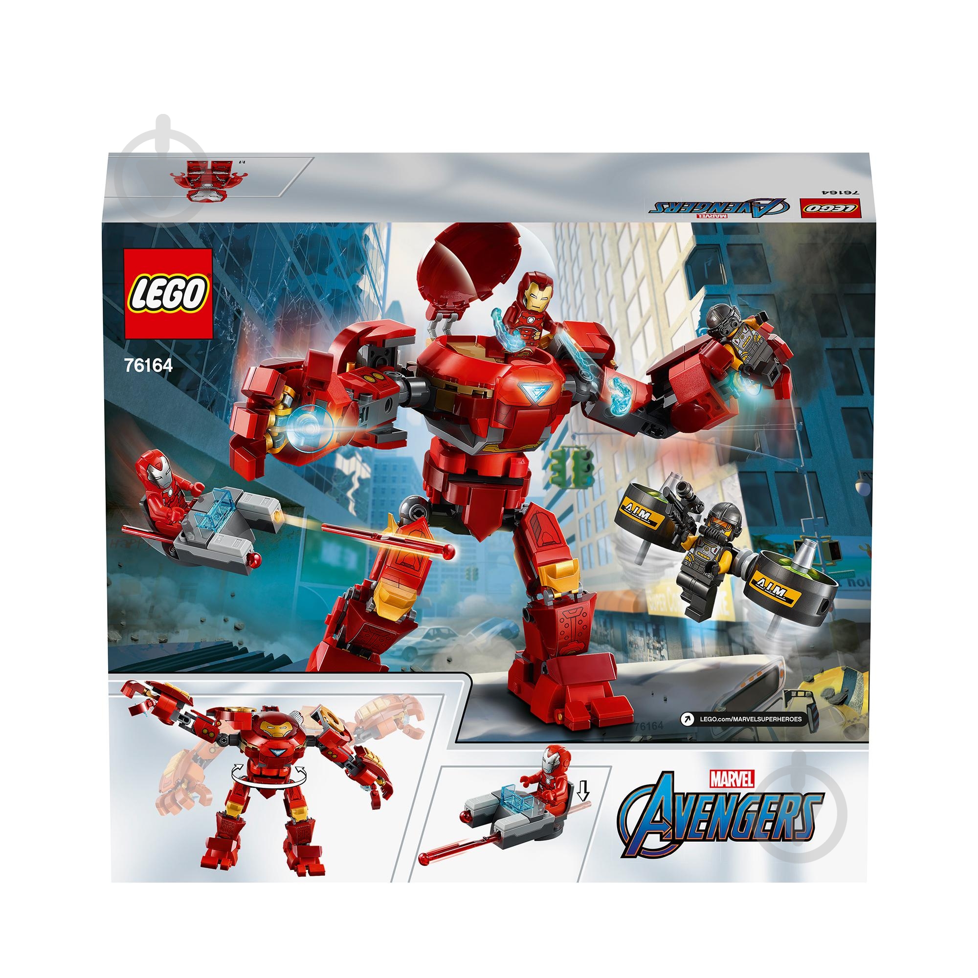 Конструктор LEGO Super Heroes Marvel Халкбастер против агента А.И.М. 76164 - фото 11