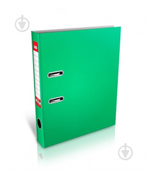 Папка-регистратор А4 5 см зелена Optima - фото 1