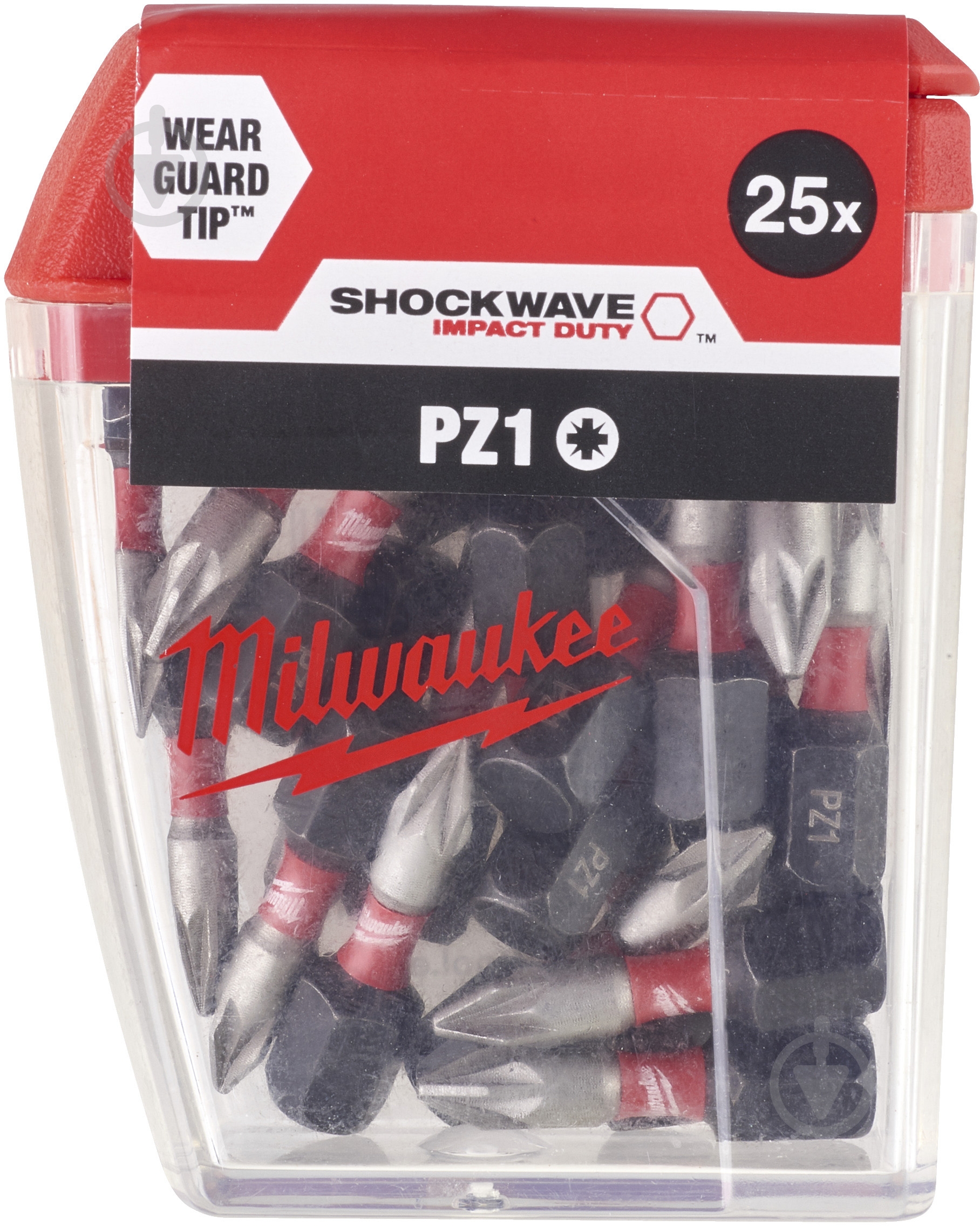 Бита Milwaukee PZ1 25 шт. 4932430861 - фото 1 Бита Milwaukee PZ1 25 шт. 4932430861 - фото 1